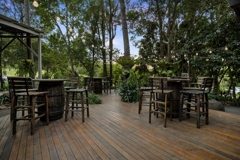 Rainforest Restaurant outdoor seating